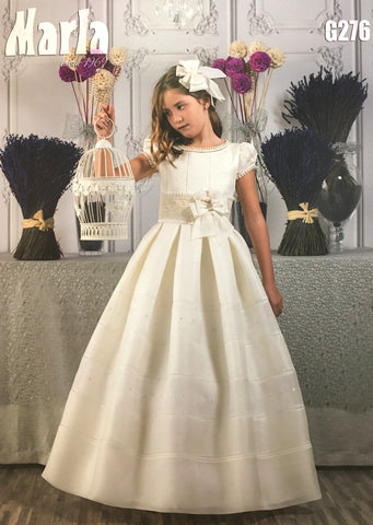 Vestido comunión seda
