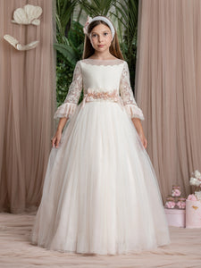 Vestido comunión rosa
