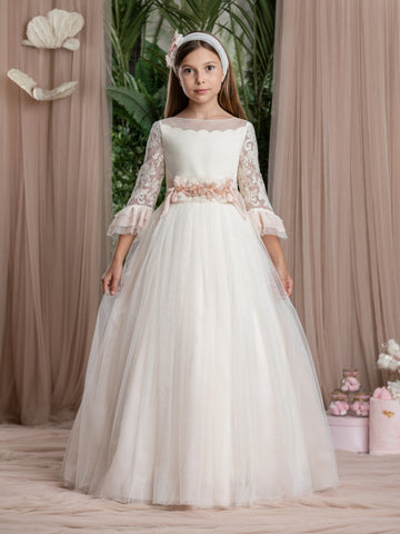 Vestido comunión rosa